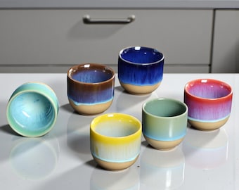 Tasse à thé en céramique Jianzhan tasse à thé Temmoku glaçure Kung Fu tasse à thé poterie faite main tasse à expresso Style japonais verres