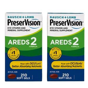 PreserVision AREDS 2 Augenvitamin- und Mineralstoffergänzung 210 Softgels (2er-Pack)