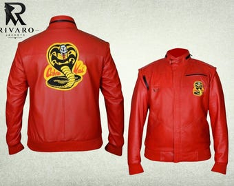 Cobra Kai Johnny Lawrence Red Jacket, All Valley Karate Kid Cosplay Costume