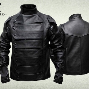 Bucky Barnes leren wintersoldaat, Captain America-cosplaykostuum
