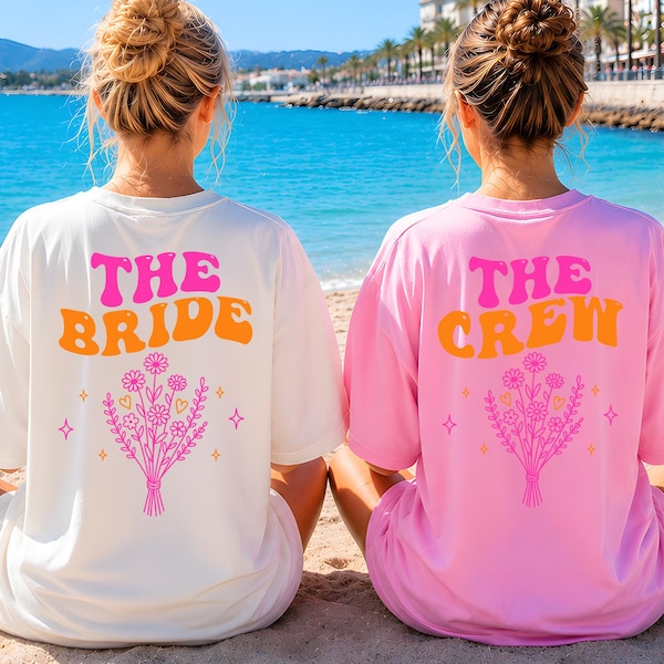 JGA T-Shirt – Bride Crew Team, Mallorca-Edition