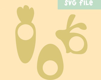 Easter napking ring SVG files, napking holders, easter svg