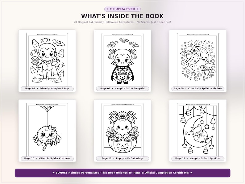 Kids Printable Coloring Book - Etsy