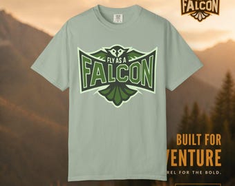 Fly As A Falcon T-Shirt | Forest Ash Retro