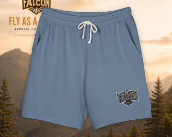 Fly As A Falcon Fleece Sweat Shorts | Granite