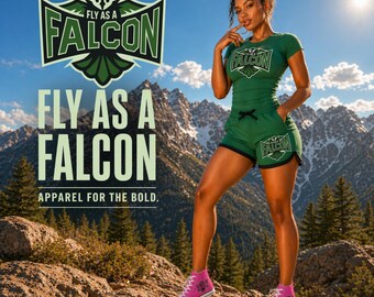 Fly As A Falcon Basketball Shorts | Forest Ash Green