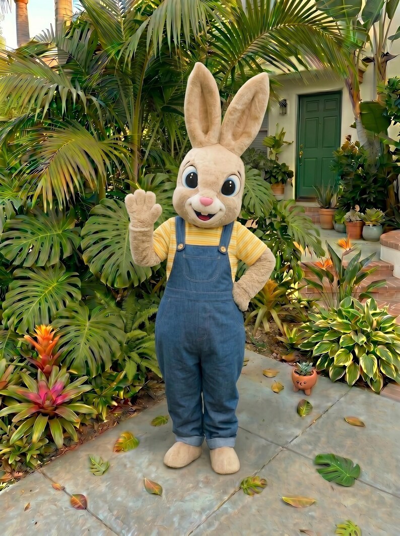 Wilbur The Rabbit Rabbit Mascot Costume Adult Bunny Suit for Birthday Parties Cosplay and ...