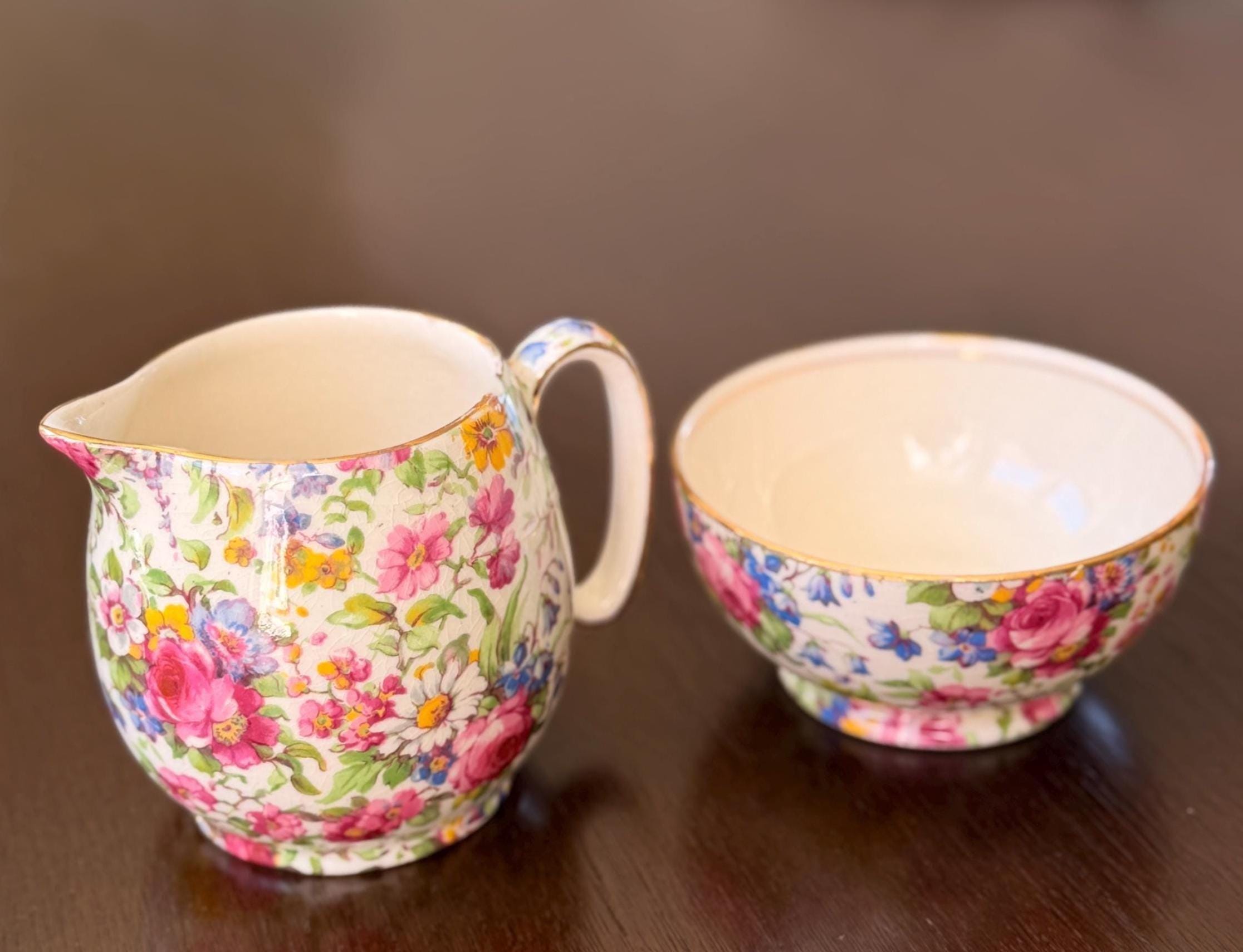 イギリス　ウィントンモーニングセット Royal Winton Breakfast Set - Etsy