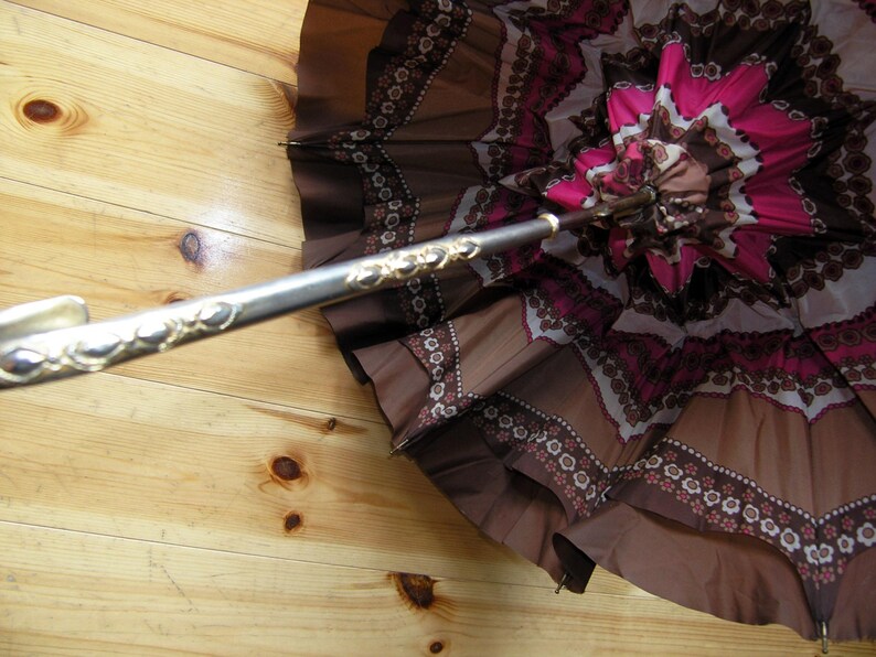 Vintage Regenschirm Retro Regen oder Sonnenschirm mit | Etsy