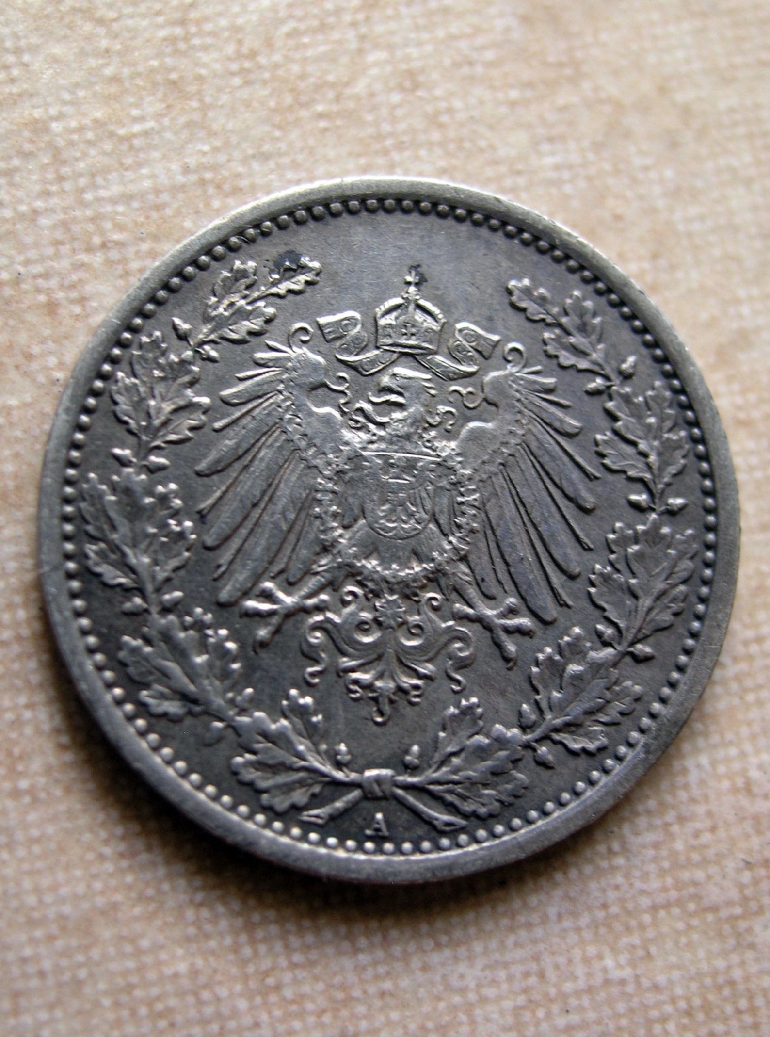 German Coins from 1876 and 1918 Collectible German 1/2 Mark Etsy