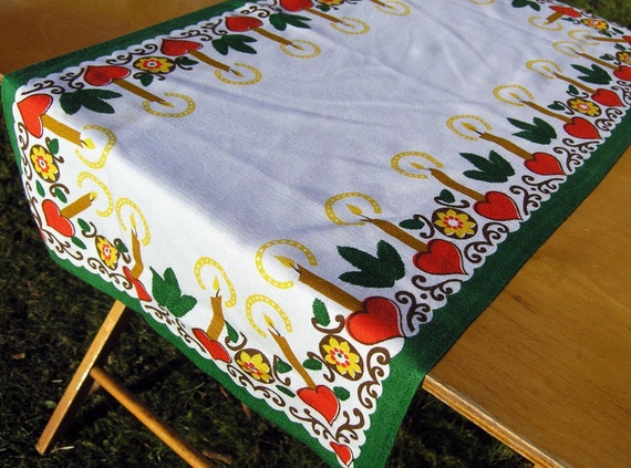 Vintage table topper