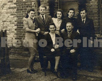 Photo de famille des années 1950, Photo collection famille allemande