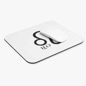 Leo Zodiac Symbol Mouse Pad | Astrology Office Desk Accessory
