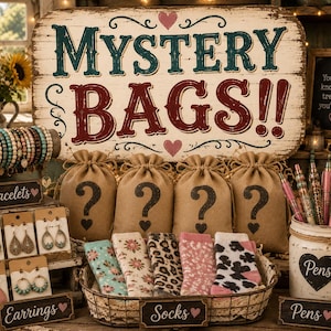 Pickin Pen, Country Charm, Sweet Feet, Porch Pick Mystery Bags
