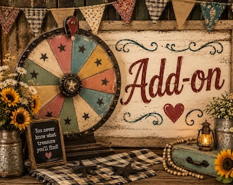 Add on items!