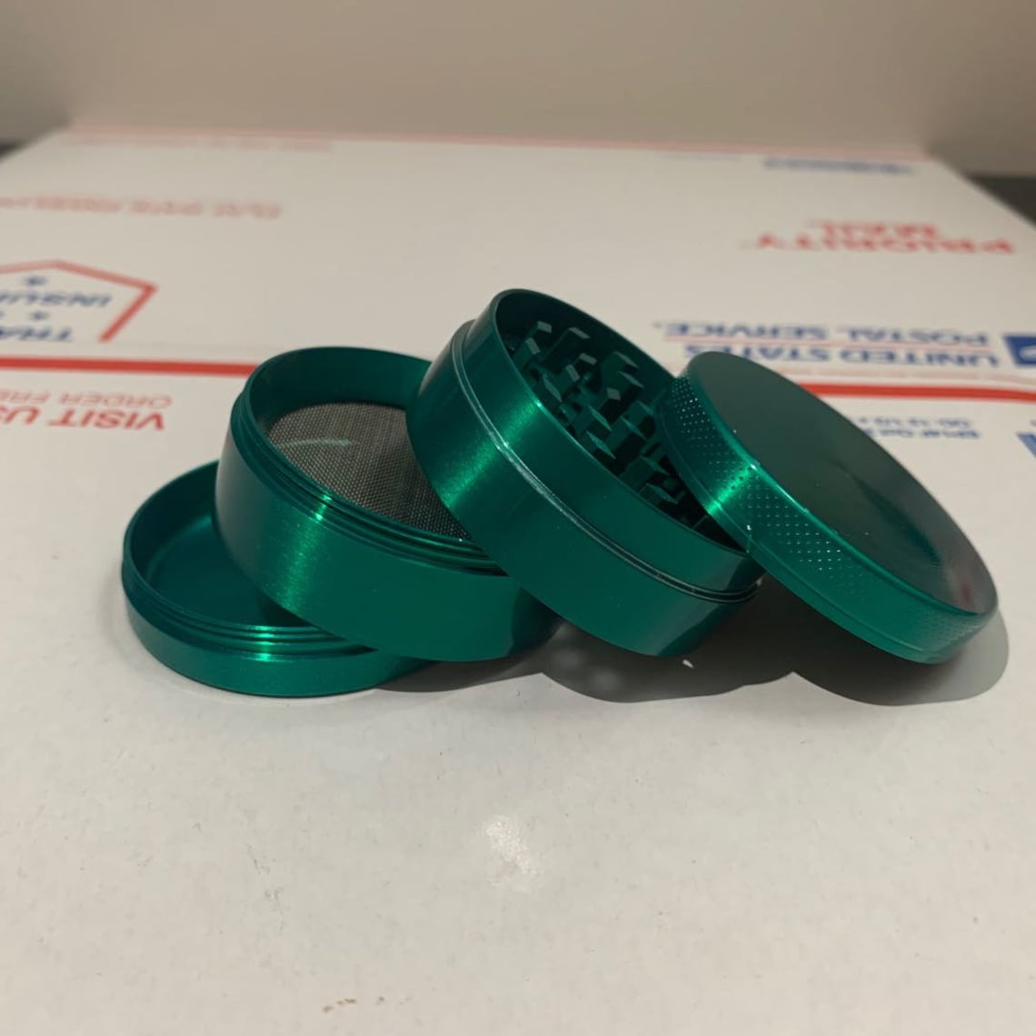 Green herb Grinder 4 layers Herb Grinder 2 inch Herb Grinder Etsy