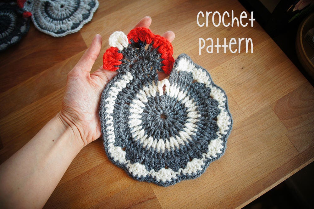 Easy Chicken Potholder Tutorial by Zofija