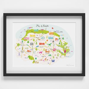 Map of Norfolk Art Print