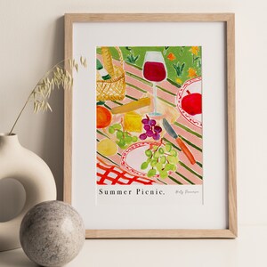 Hunkøn - Jess Shirt 26305 - Picnic Art Print main image 1