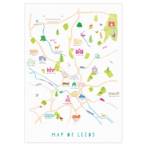 Map of Leeds Print image 3
