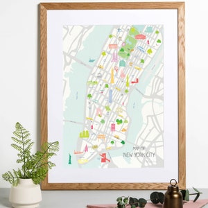 Map of New York City Print image 2