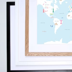 Professionally Framed Holly Francesca Print - only purchase with a Holly Francesca illustrated print (UK delivery)
