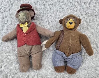 Vintage Disney Country Bears Plush Lot 2 McDonald's Toys 2002 Collectible Set
