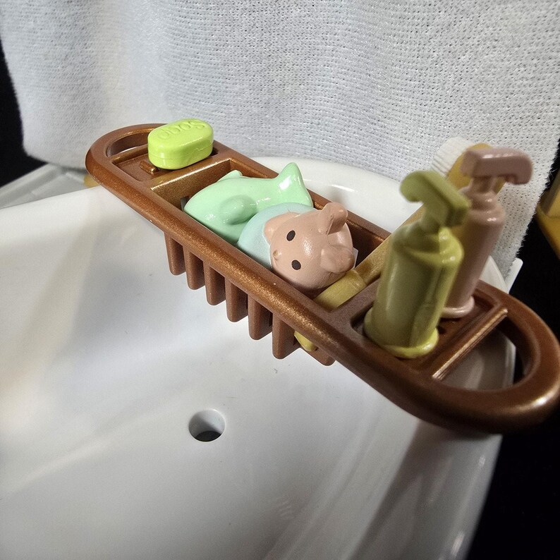Baldosas de baño vintage de Sylvanian Families SE-139, Japón, 2004, Calico Critters imagen 5