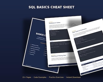 Guía rápida de conceptos básicos de SQL / Referencia de bases de datos para principiantes (Descarga digital)
