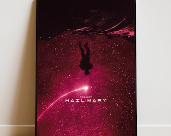 Project Hail Mary Poster | Sci-Fi Wall Art | Movie Print
