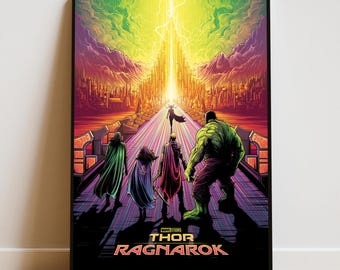 Thor Ragnarok  Poster | Chris Hemsworth Wall Art | Movie Print