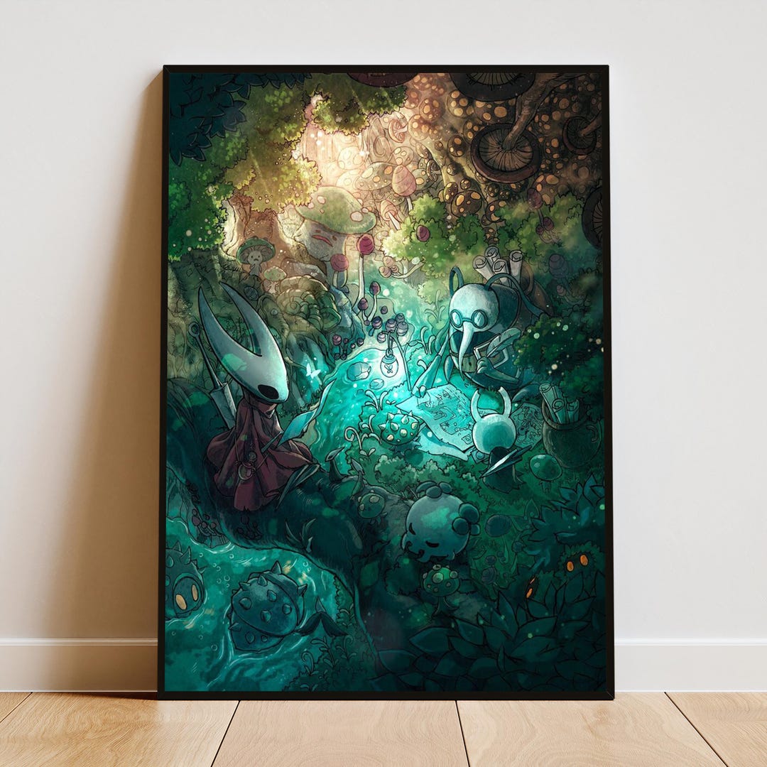 Hollow Knight Poster | Hallownest Game Wall Art | Gamer Print #9 - Etsy