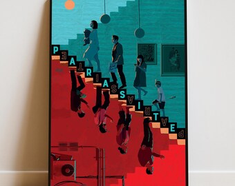 Parasite Poster | Korean Movie Wall Art | Movie Print