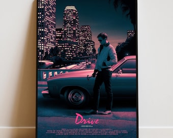 Drive Poster | Driver Wall Art | Movie Print
