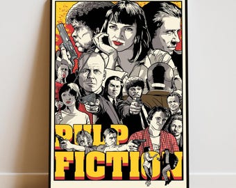 Pulp Fiction Poster | Vincent Vega Wall Art | Movie Print #2