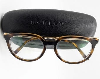 Pre-Owned Oakley OX8150-0253 BMNG Stain Brown Tortoise Eyeglasses 53-17 Frame Only