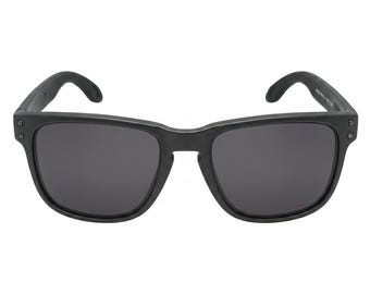 Pre-Owned Oakley Holbrook OO9102-B5 57mm Matte Black Prizm Black Lenses Sunglasses—
