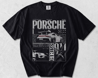 Porsche GT3 RS T-Shirt: Vintage Inspired Graphic Tee
