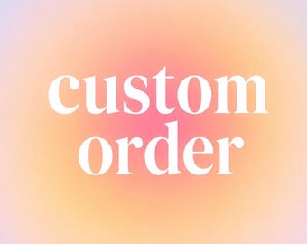 Custom order DM for order