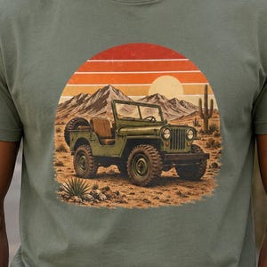 Retro 4x4 Shirt | Off Road Adventure Graphic Tee, Desert Trail Vehicle T Shirt, Vintage Overlanding Gift, Outdoorsman Shirt