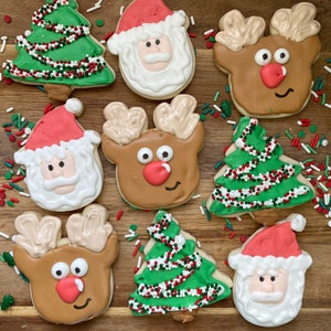 Santa Holiday Cookies