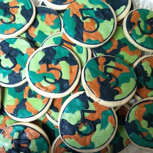 Camo Cookies *please read description*