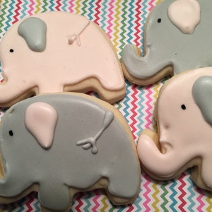 Baby Elephant Cookies please read description image 3