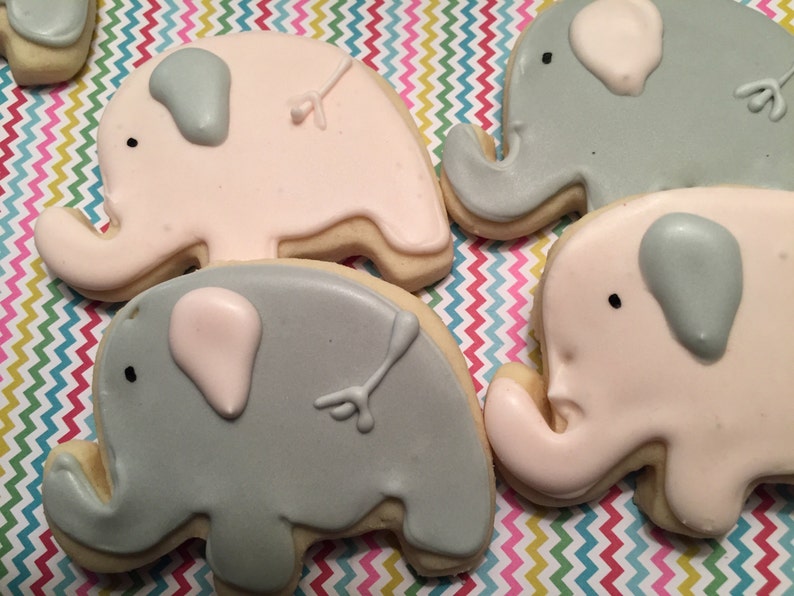 Baby Elephant Cookies please read description image 3