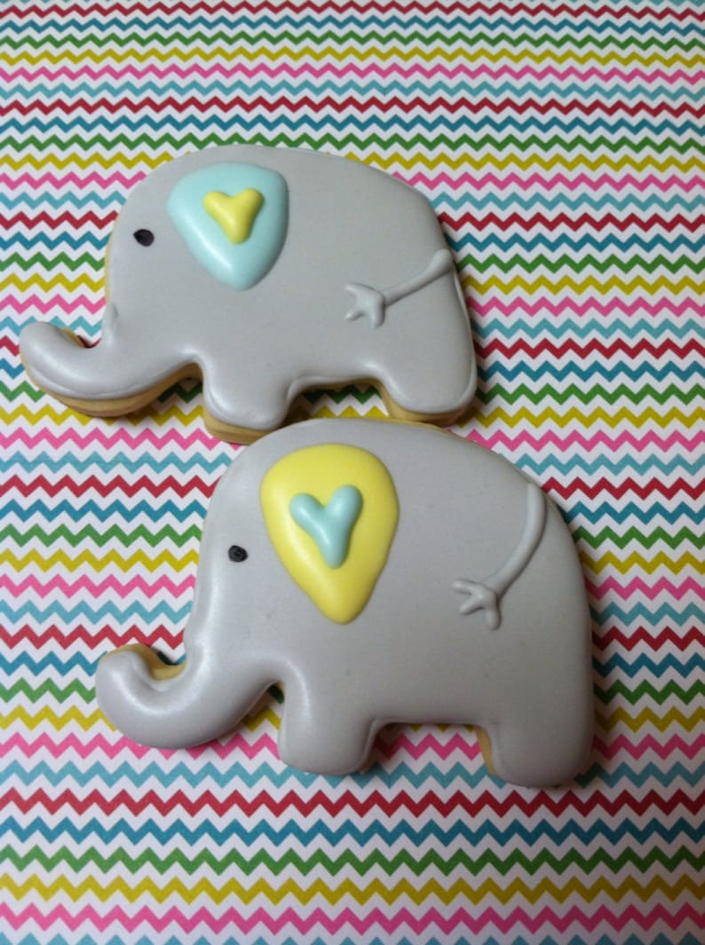 Baby Elephant Cookies please read description image 4
