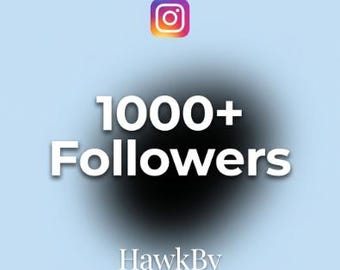 Oltre 1000 follower su Instagram / Consegna reale e veloce / Potenzia la crescita del tuo profilo