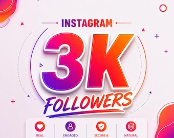 Instagram Growth Guide + Followers, Get 3K Follower, Boost Your Promotion Strategy, Real Growth