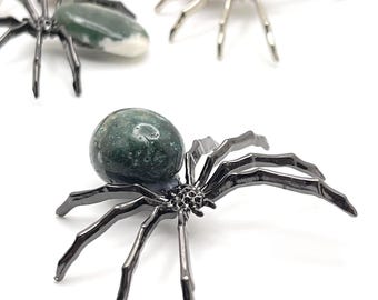 Crystal Spider Metal With Tumble