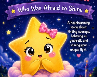 Children's Book, Luna The Little Star, Bedtime Storybooks, Downloadable PDF Storybook, 9 page book