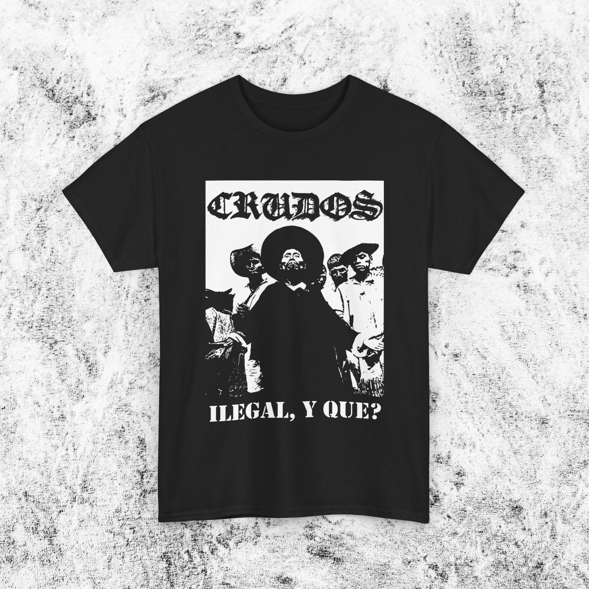 CRUDOS バンドTシャツ ブラック Mサイズ Los crudos shirt - Etsy 日本